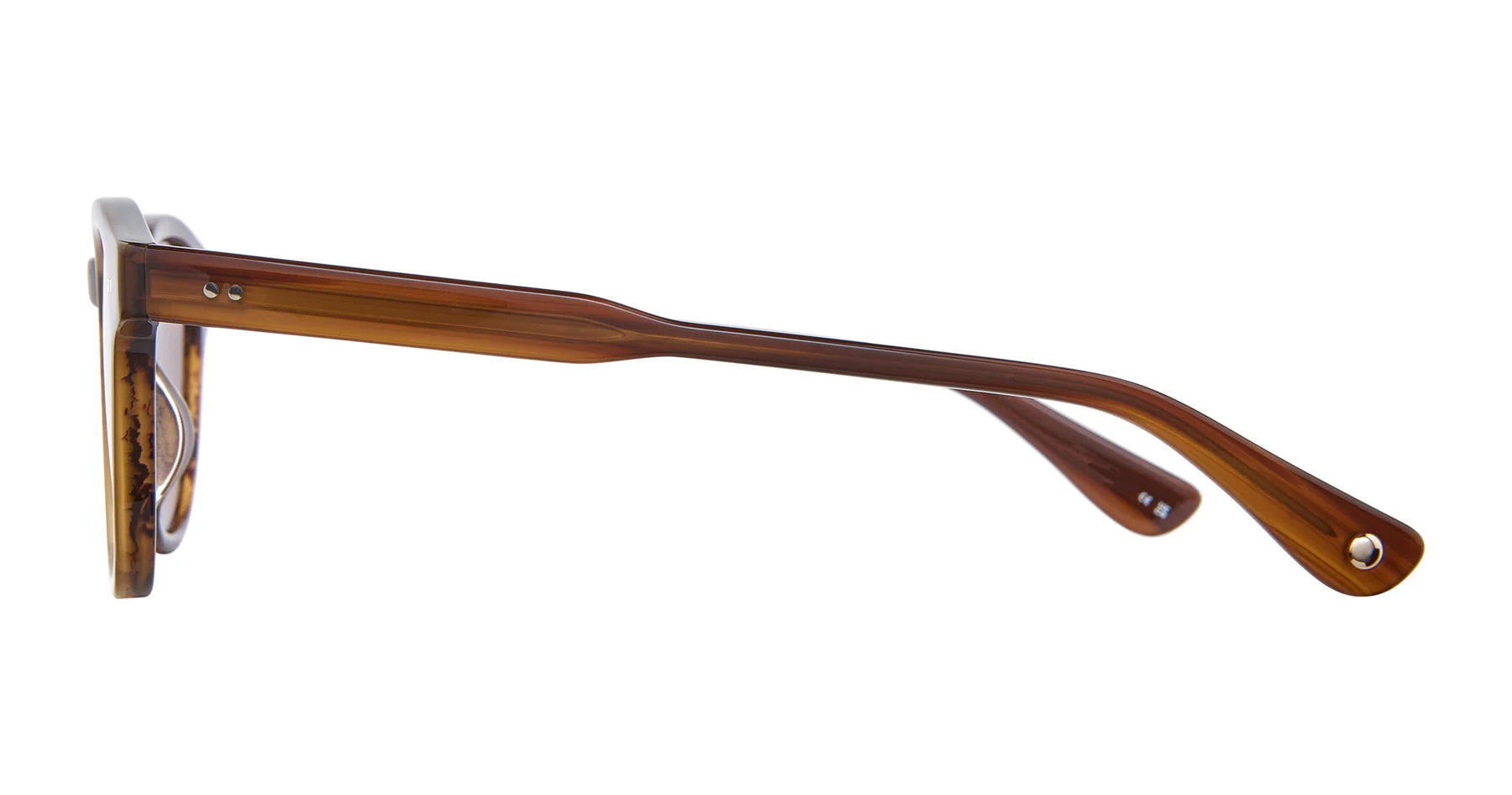 Garrett Leight Evan 2171 CHW/SFPG15 Cherrywood Semi Flat Pure G15
