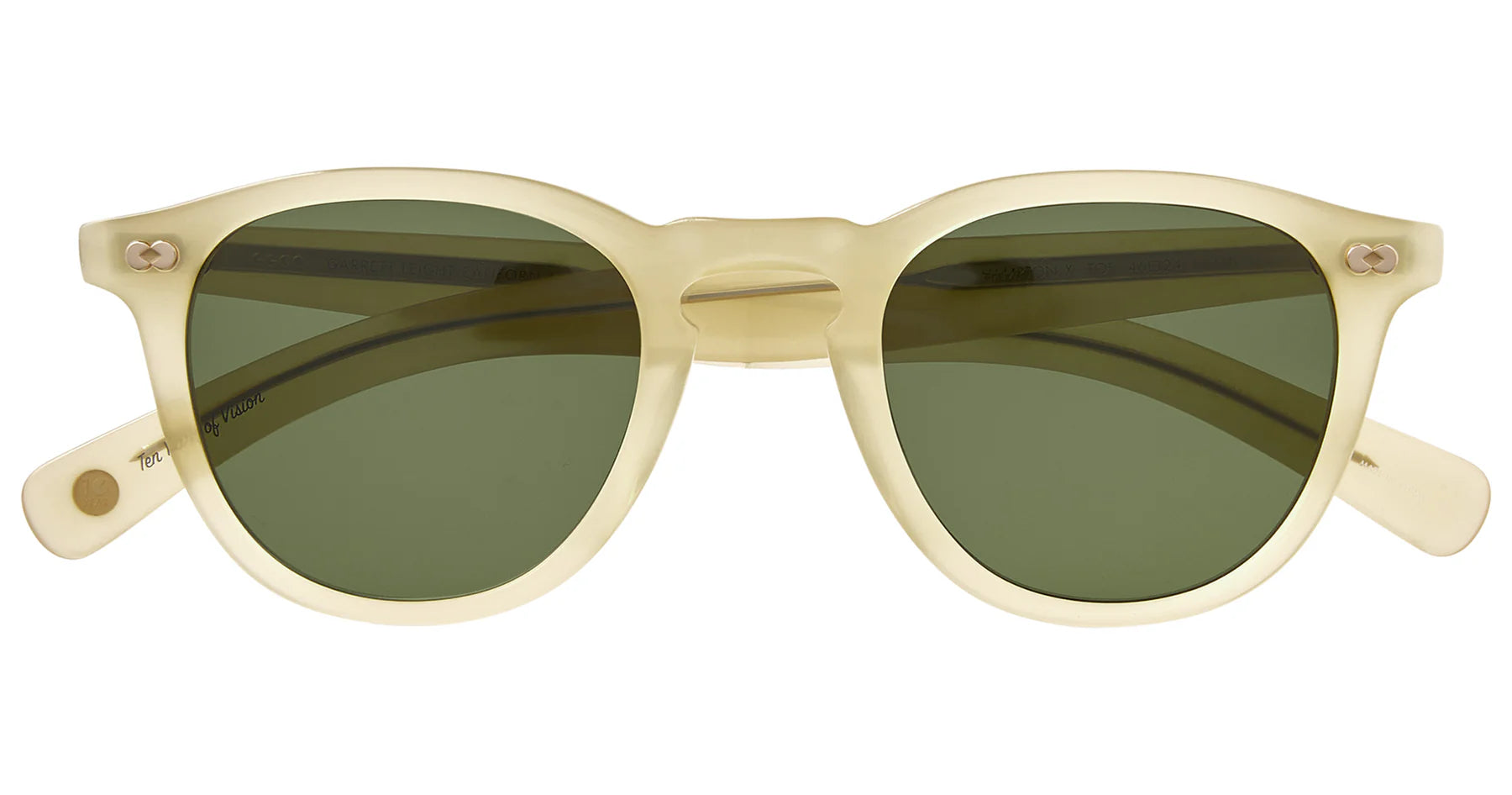 Garrett Leight Hampton X 2082 TOF/PGN Toffee Pure Green