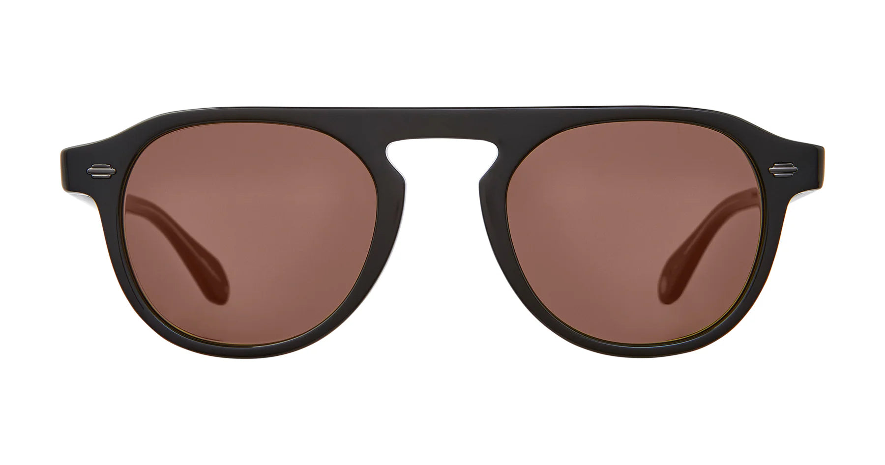 Garrett Leight Harding 2006 BK/SFPRDW Black Semi Flat Rosewood