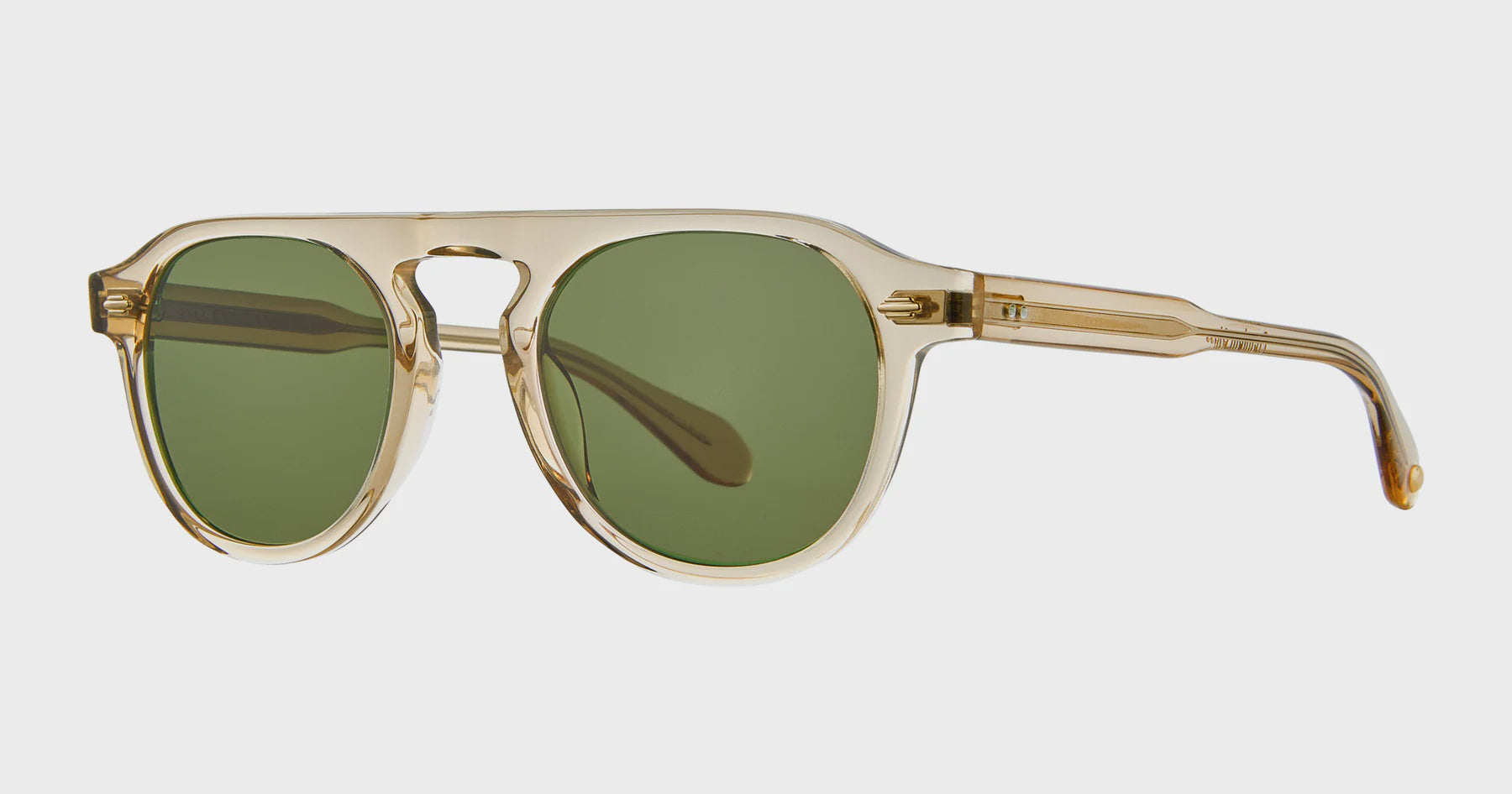 Garrett Leight Harding 2006 BRE/SFPGN Brew Semi Flat Pure Green