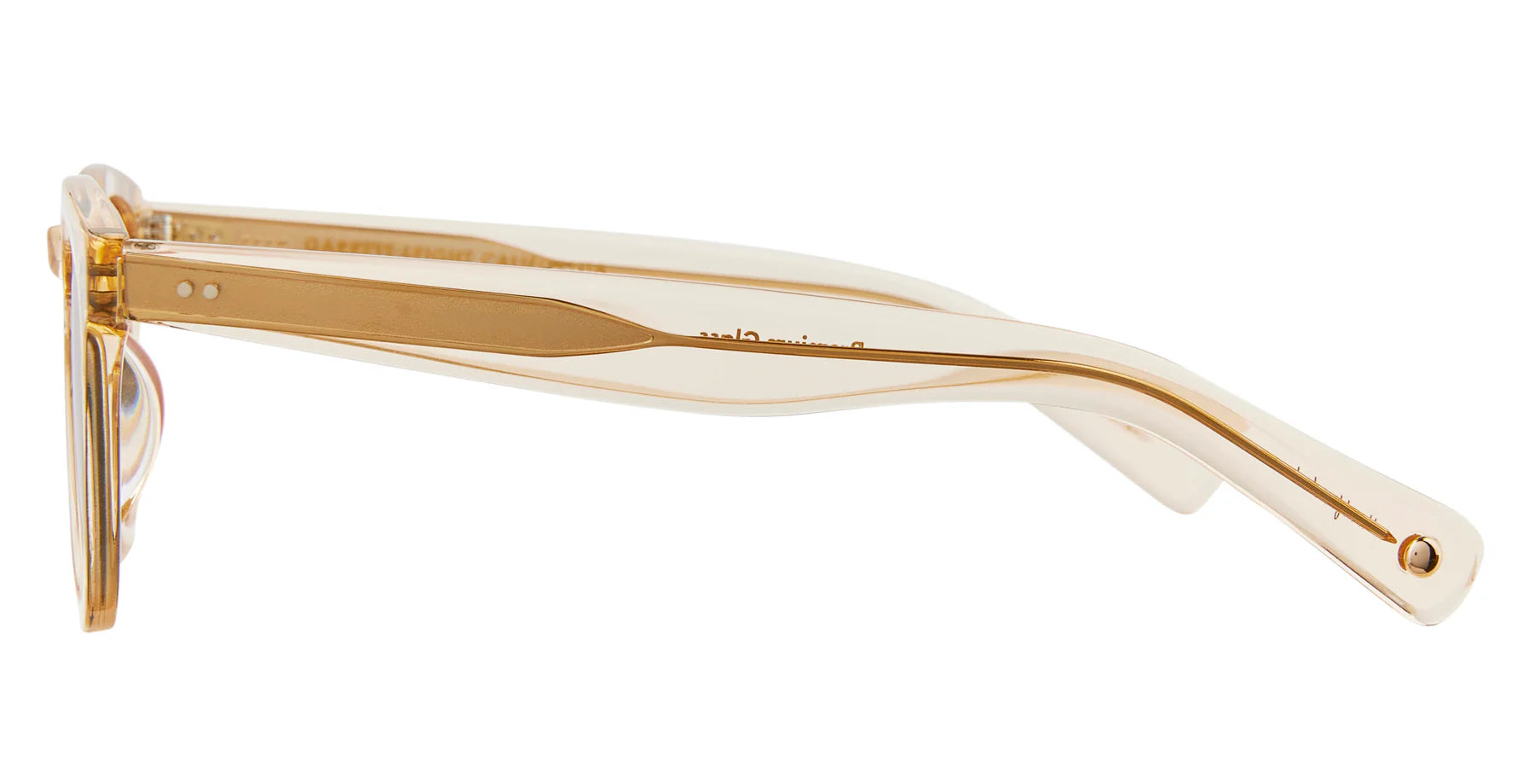 Garrett Leight Kinney II 2158 Champagne Rosewood