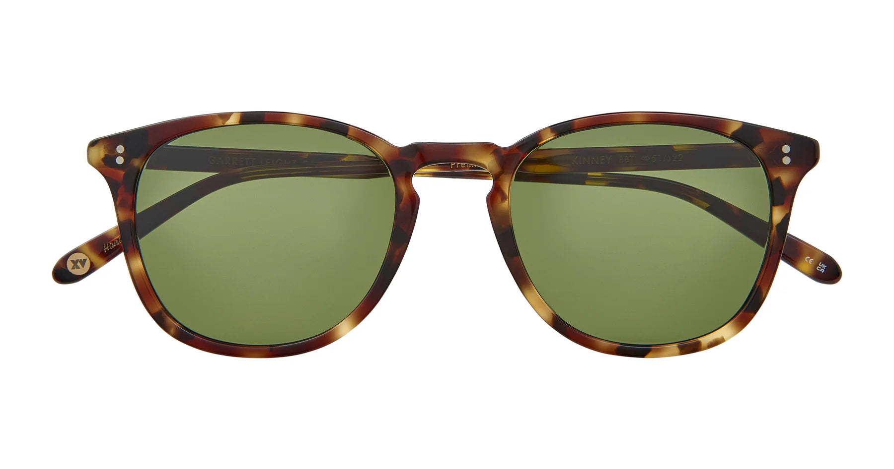 Garrett Leight Kinney 2007 BBT/SFPGN Bourbon Tort Green