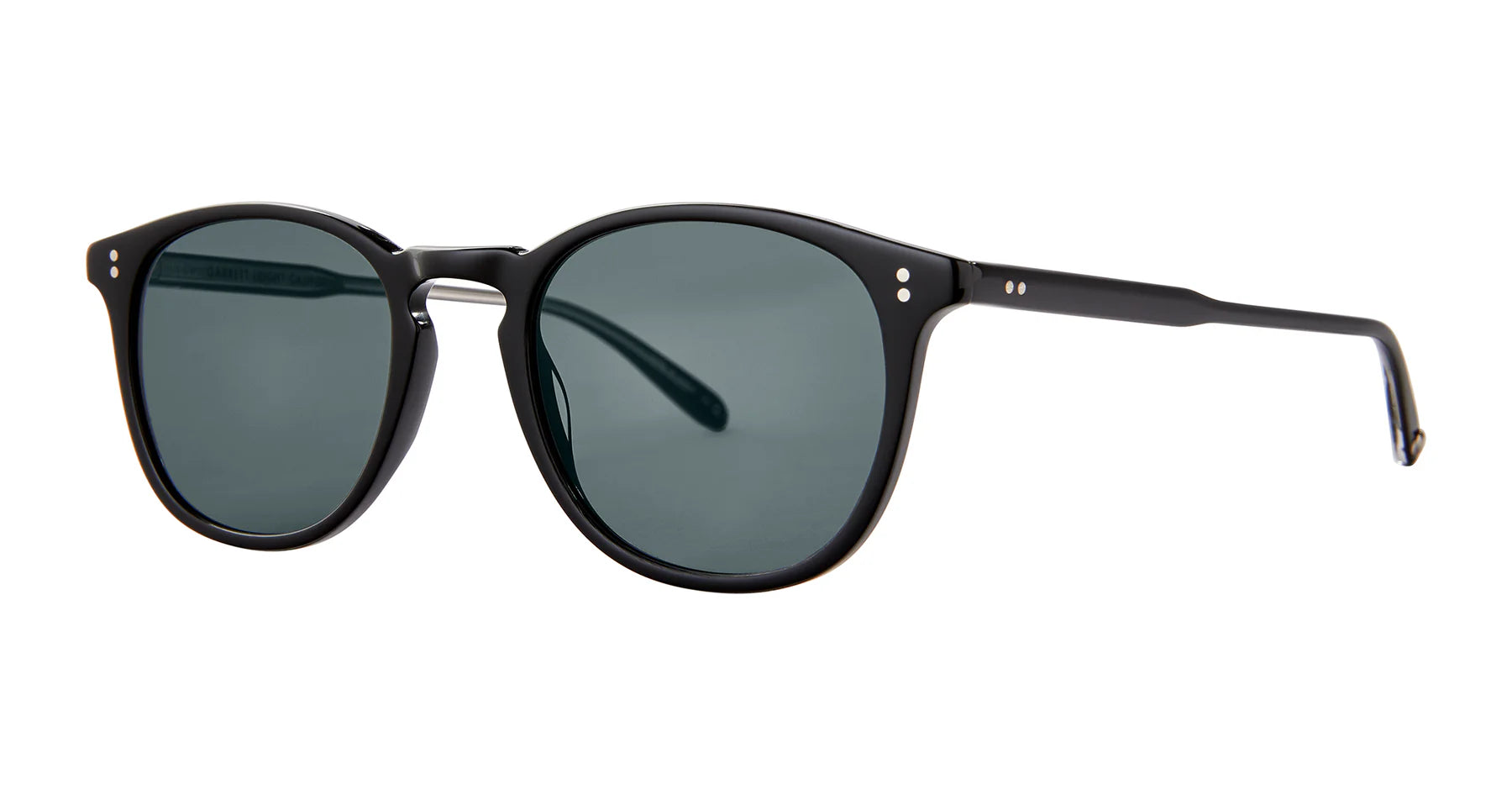 Garrett Leight Kinney 2007 Black Semi Flat Pure Blue Smoke