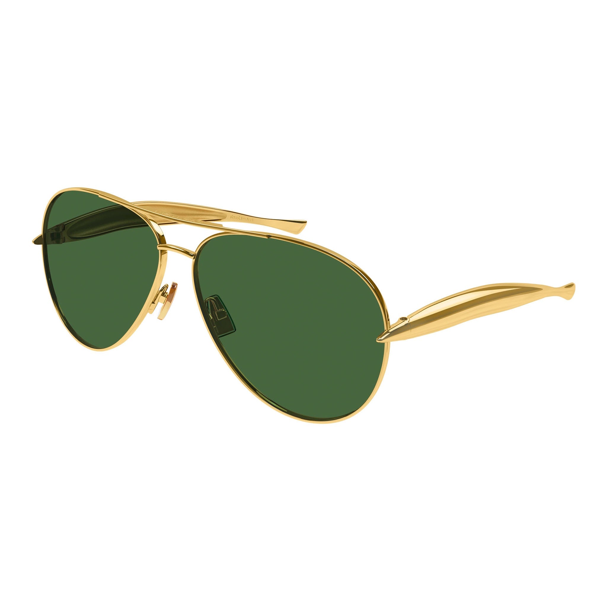 Bottega Veneta BV 1305 001 Gold Green