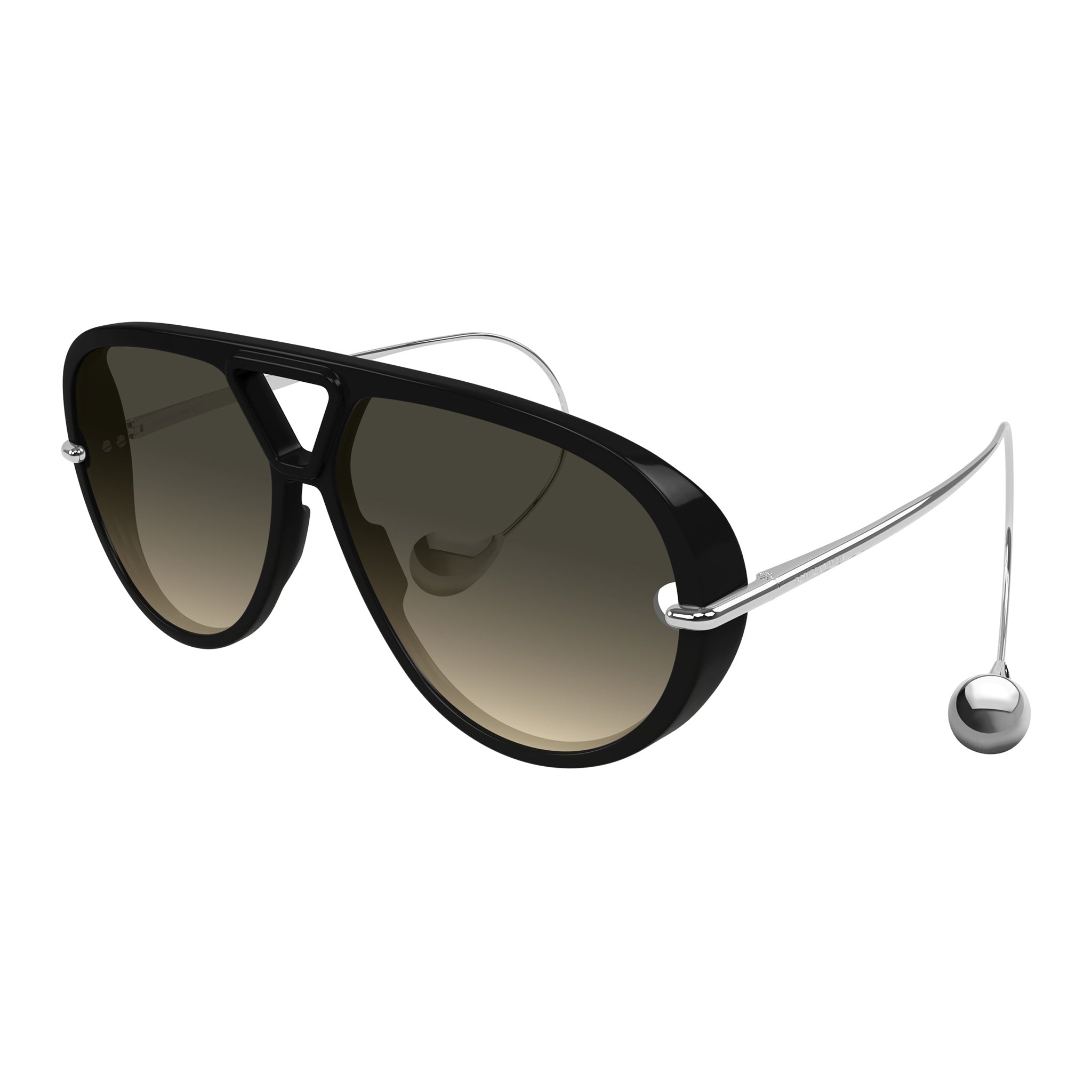 Bottega Veneta BV 1273 010 Black Silver