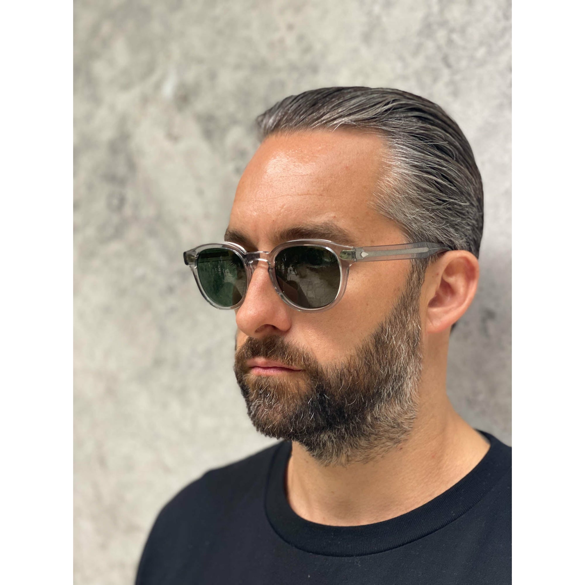 Moscot Lemtosh Grey G15 sunglasses - Sunglass Bar