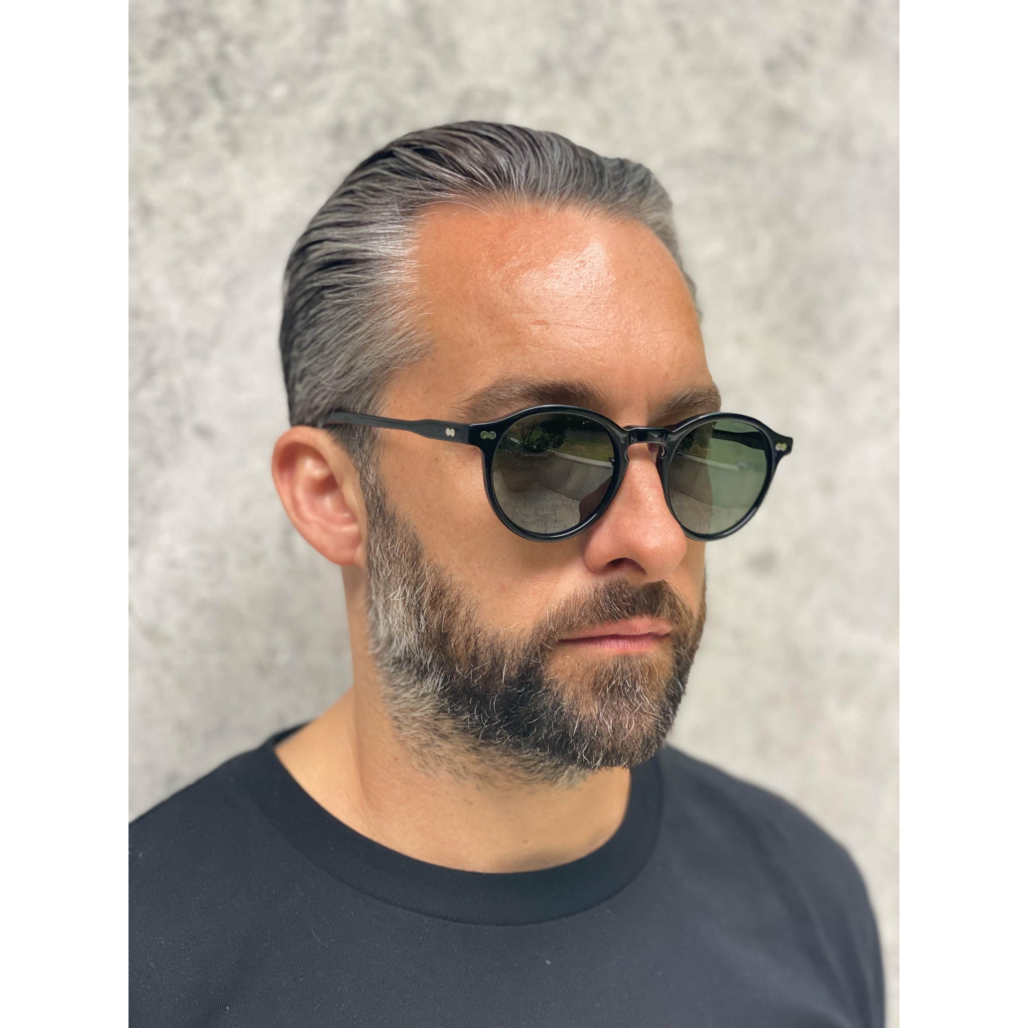 Moscot Miltzen Black 49 G15