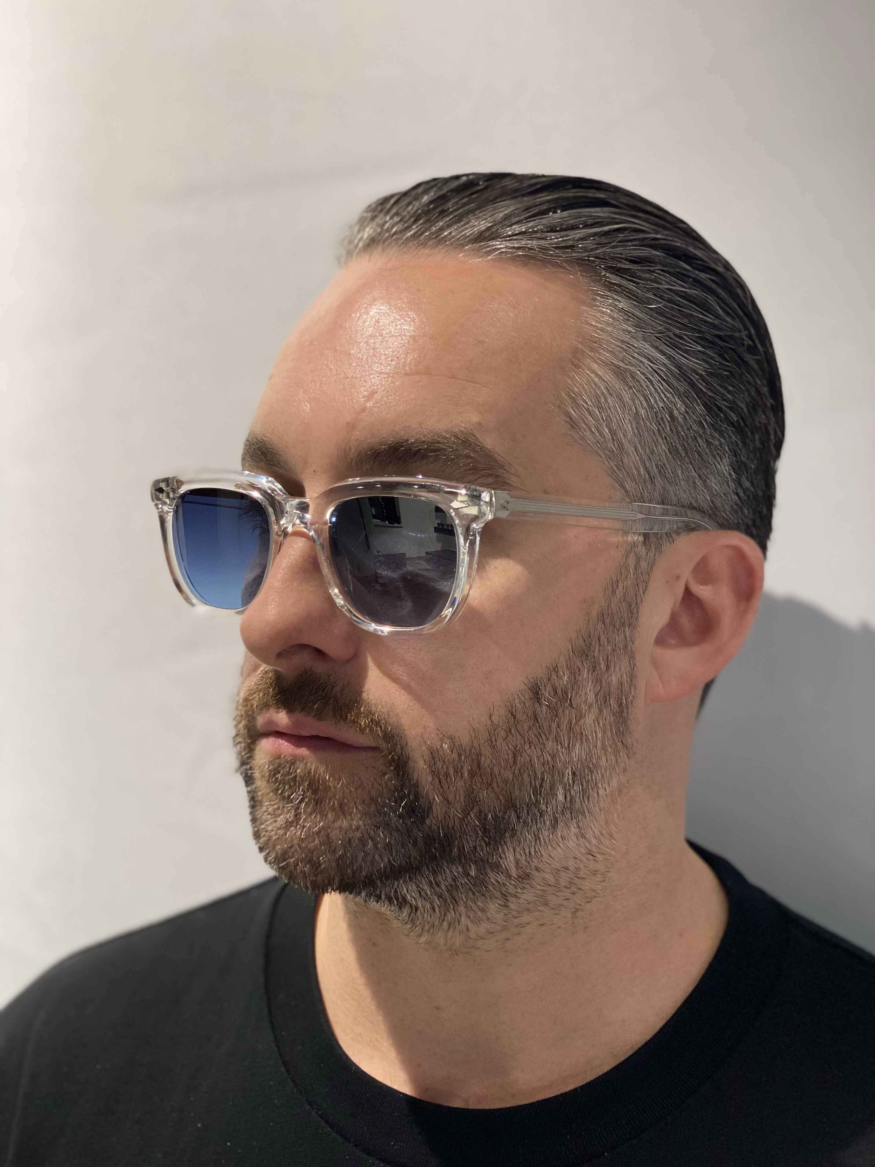 Moscot Yontif Crystal Clear Blue 52