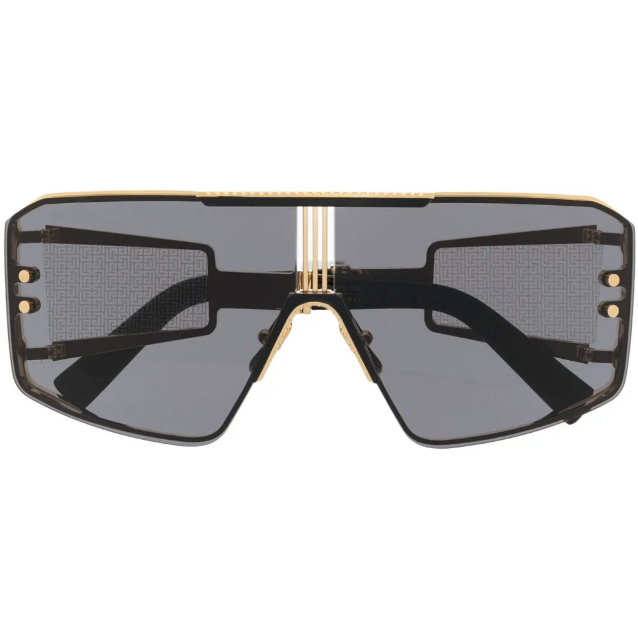 Balmain Le Masque BPS 146A Gold Black sunglasses - Sunglass Bar